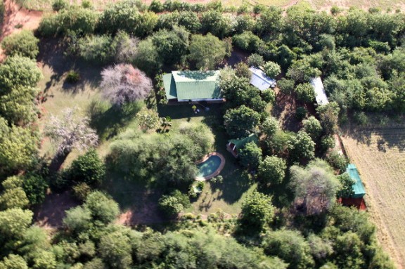 A view of Albizia Gardens from the air.